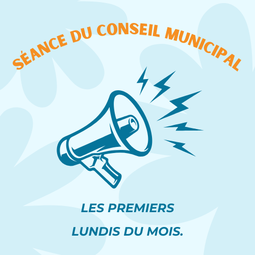 Séance publique du conseil municipal